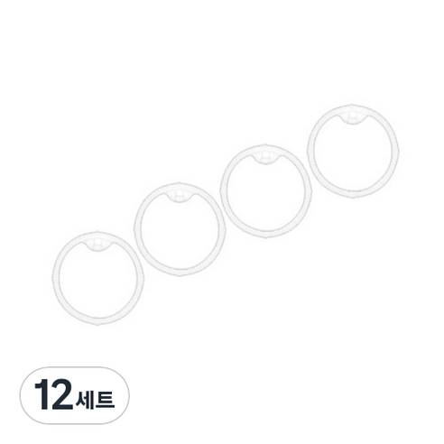 릿첼 교체용패킹 P-2 AQ외출용드링킹머그용 2p, 12세트