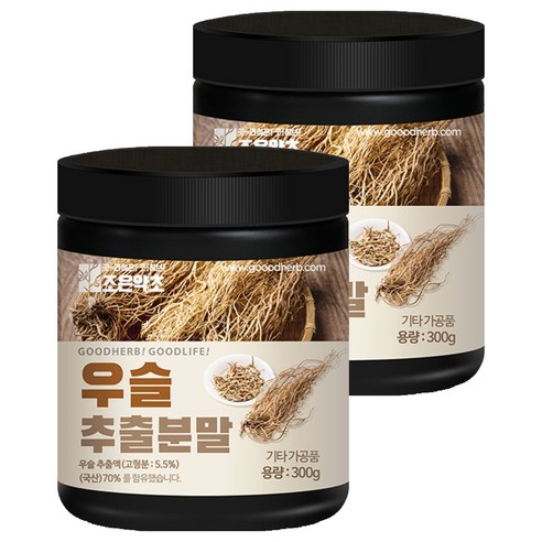 조은약초 우슬 추출 분말, 300g, 2개