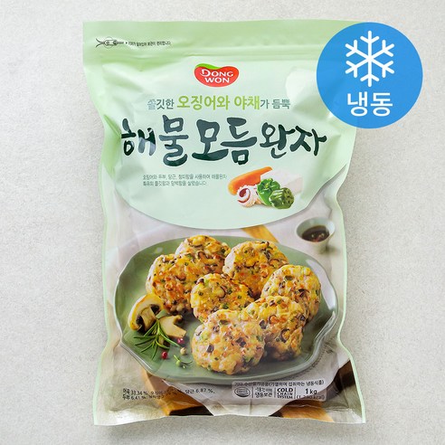 동원 해물모듬완자 (냉동), 1kg, 1개