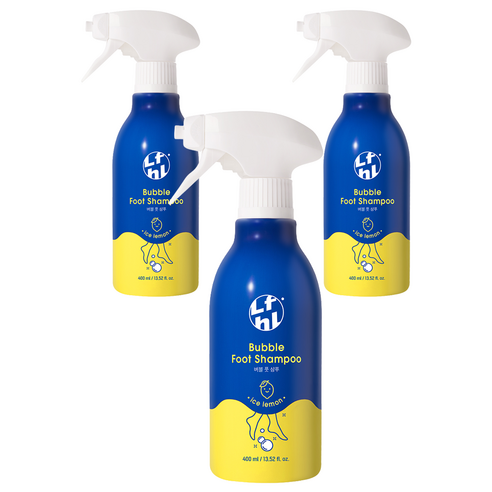 라이프홀릭 버블 풋샴푸 아이스레몬 400ml, 1개입, 3개