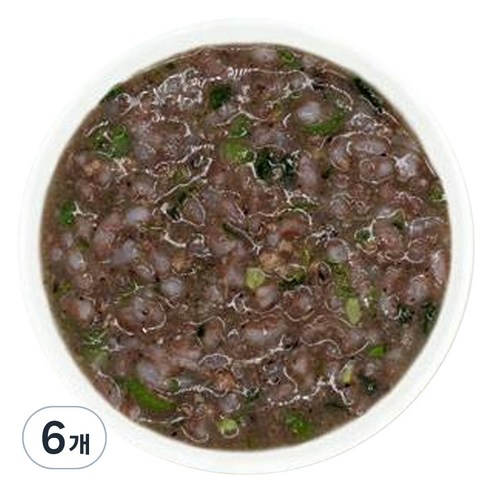 짱죽 유아용 실온 이유식 중기 한우흑미죽, 160g, 6개