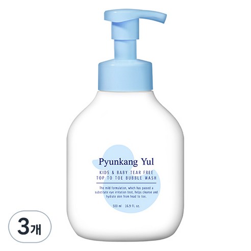 편강율 유아용 티어프리 탑투토 버블 워시, 1개, 500ml