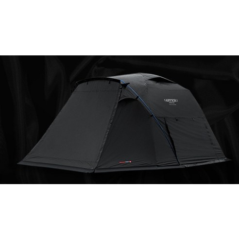 넓고 아늑한 블랙 쉘터, 카즈미 아스터 돔 네오 텐트로 캠핑을 더욱 특별하게!