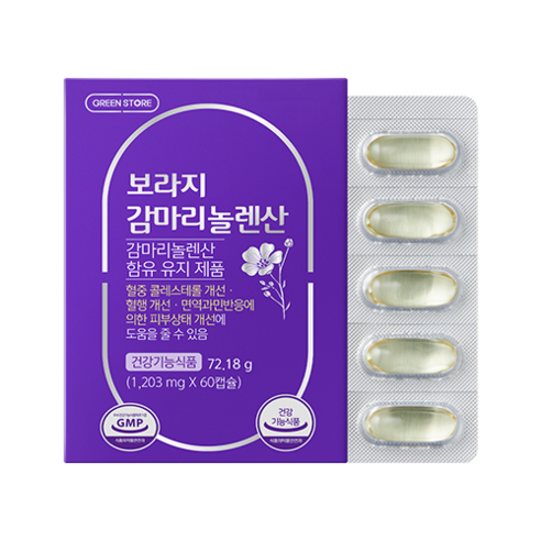 그린스토어 보라지 감마리놀렌산, 60정, 1개