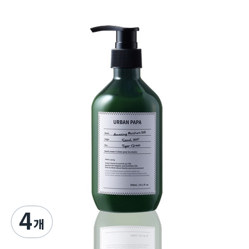 어반파파 어메이징 모이스쳐 핸드크림 808, 300ml, 4개