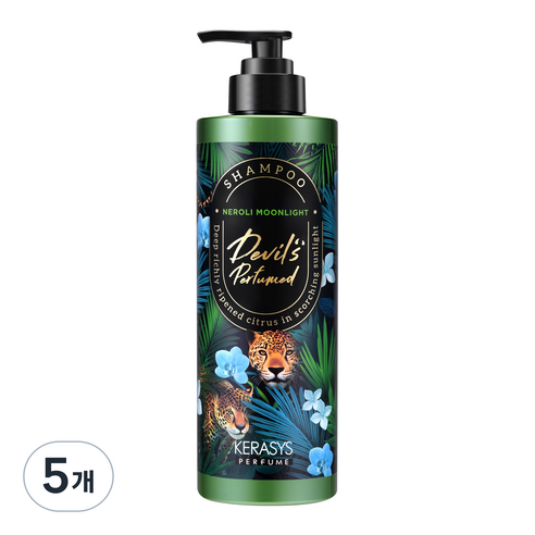 케라시스 데빌스 퍼퓸 시즌2 샴푸 네롤리 문라이트, 5개, 500ml