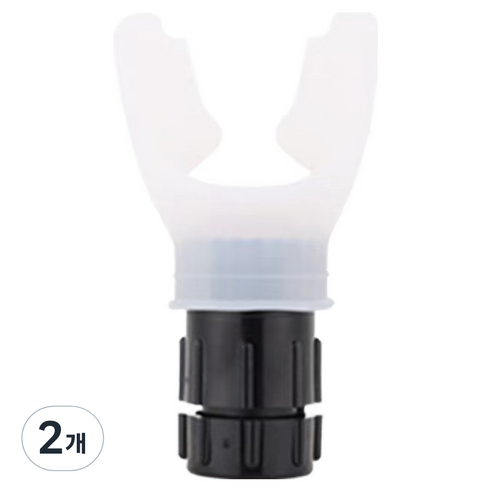 지음앤 복식 폐활량 호흡기 화이트, 2개
