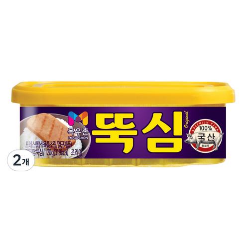 목우촌 뚝심, 120g, 2개