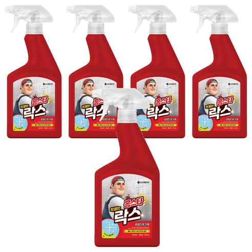 홈스타 착 붙는 락스 스프레이, 900ml, 5개