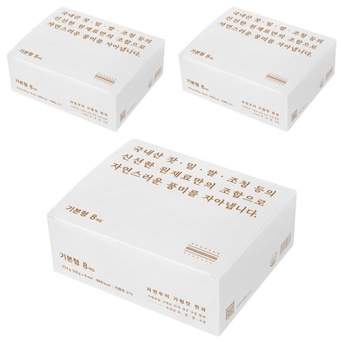자연우리 가평잣 한과, 224g, 3박스