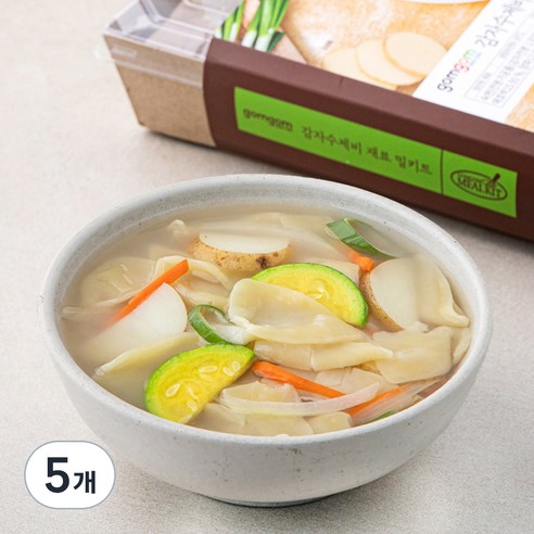 곰곰 감자수제비 재료 밀키트, 880g, 5개