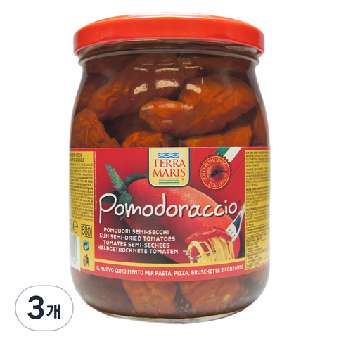 테라마리스 선 드라이 토마토, 529g, 3개