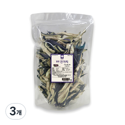 몸애조화 말린 건가지, 100g, 3개