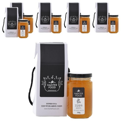 한터식품 건강한차 꿀 생강차, 250g, 1개입, 6개