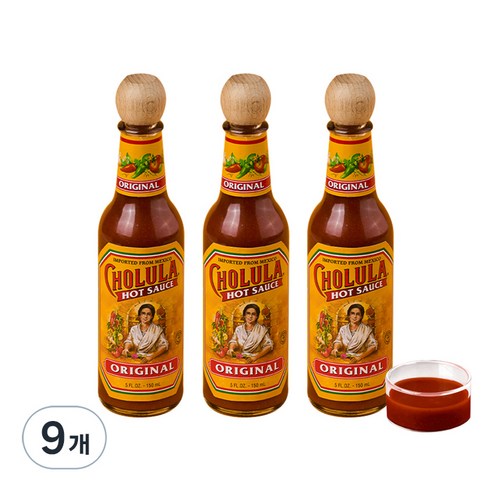 촐룰라 핫소스 오리지널, 150ml, 9개