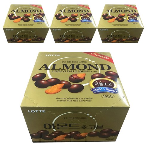 롯데제과 아몬드 초코볼, 46g, 40개입