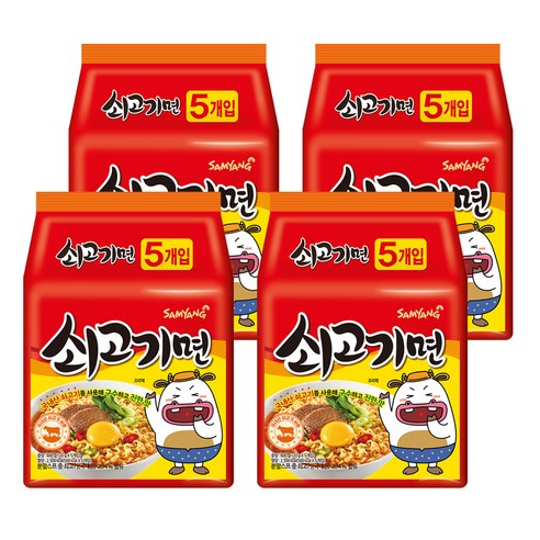 삼양 쇠고기면 120g, 20개