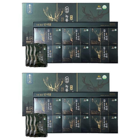 고려인삼 녹용 홍삼 진액, 30회분, 2.1L, 2개