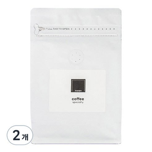 보에담 시그니처 스페셜티 블렌드 원두 커피 고소한맛, 200g, 2개, 홀빈(분쇄안함)