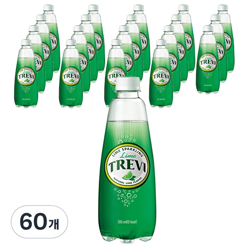 트레비 라임 탄산수 펫, 300ml, 60개