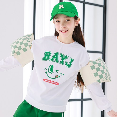BAYB 체커보드 암링 팔튜브 2p, 민트, 1개