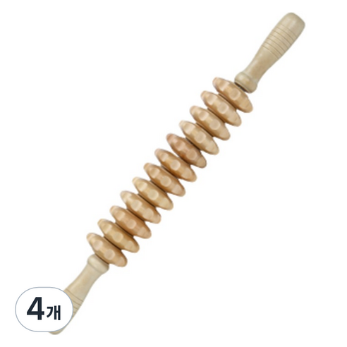 도이뮤 바디 괄사 마사지기 21, 혼합색상, 4개