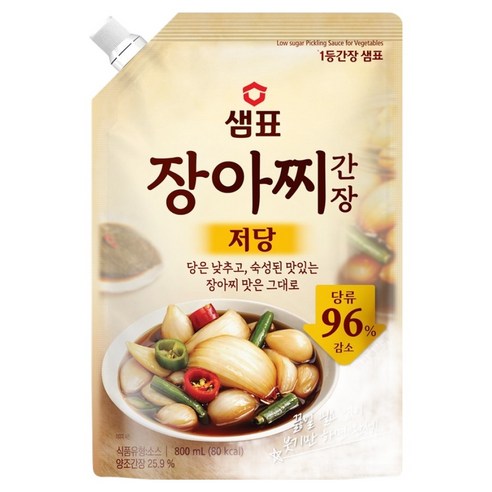 샘표 저당 장아찌 간장, 800ml, 1개