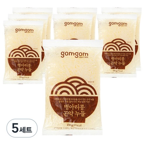 곰곰 병아리콩 곤약 누들, 1.2kg, 5개