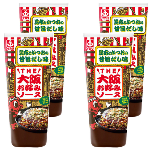 이카리 오사카풍 오꼬노미 소스, 300g, 4개