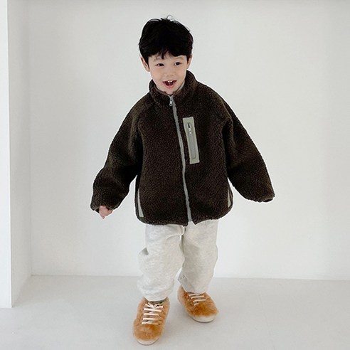 느엘 유아용 복실이 부클 점퍼