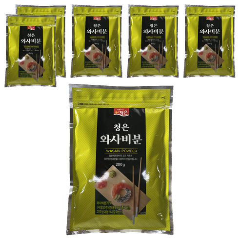 청은 와사비분, 6개, 200g