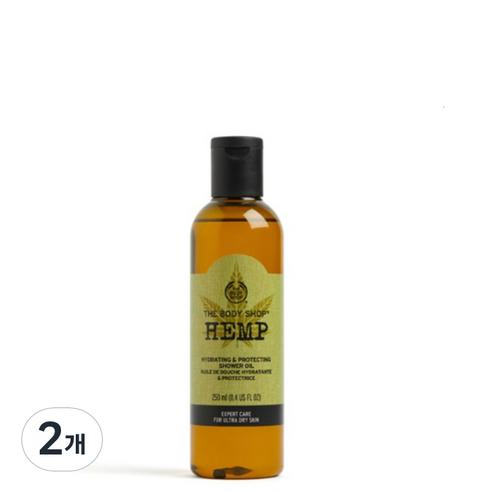 더바디샵 햄프 하이드레이팅 & 프로텍팅 샤워 오일, 250ml, 2개