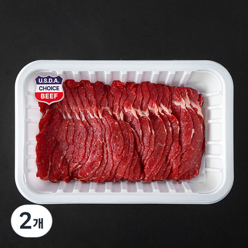 메가 미국산 앞다리 불고기용 1kg, 2개