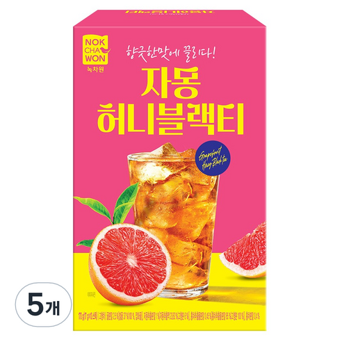 녹차원 자몽허니블랙티, 17g, 10개입, 5개
