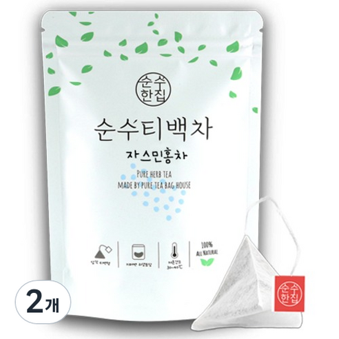 순수한집 자스민홍차 티백, 1g, 2개, 10개입