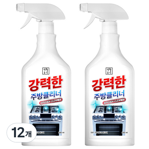 생활공식 강력한 주방클리너, 500ml, 12개