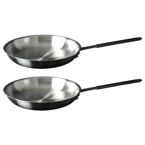 유진토스코 양식 셰프 오믈렛팬 무코팅, 18(지름 180mm x 높이 42mm), 2개