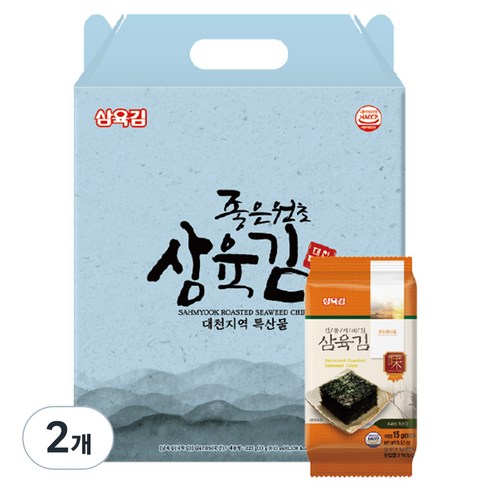 삼육김 식탁김 3호 선물세트, 225g, 2세트