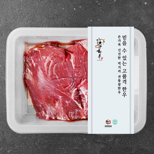 전통참한우 사태 덩어리 수육 국거리 장조림용 (냉장), 400g, 1개