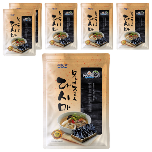 새벽바다 건다시마, 200g, 6개