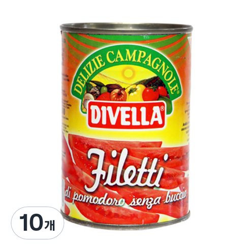 디벨라 DIVELLA 토마토통조림 400g, 10개