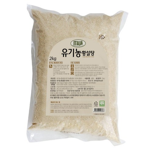 이타자 유기농 황설탕, 2kg, 2개