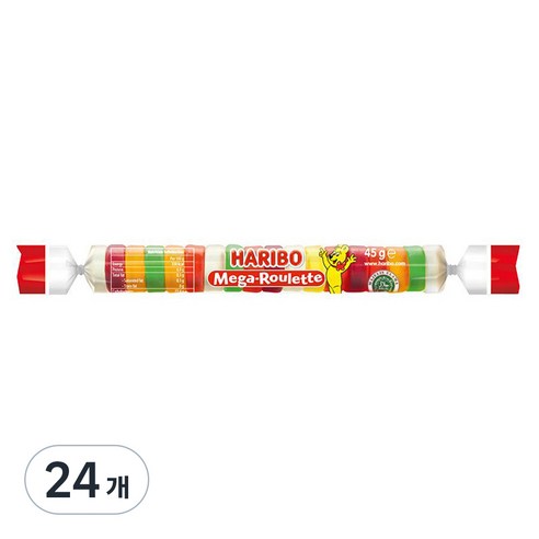 하리보 메가룰렛 젤리, 45g, 24개