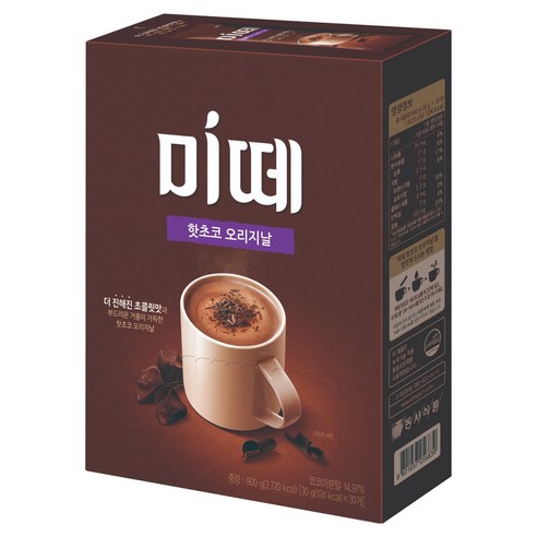 미떼 핫초코 오리지날, 30g, 30개입, 1개