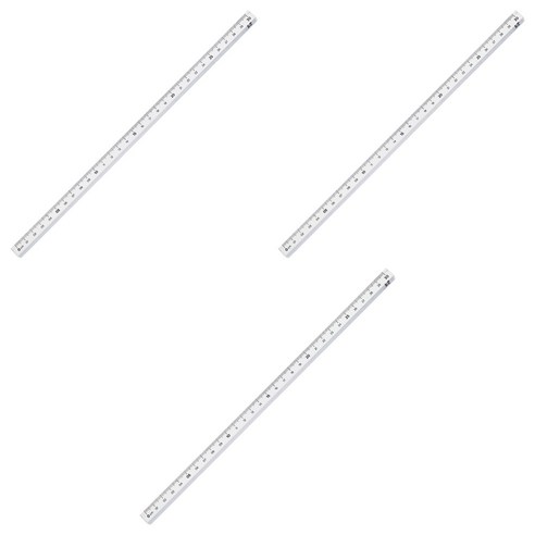 롭다 아크릴스틱자 30cm, Pure, 3개