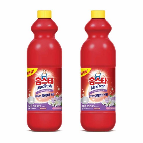 홈스타 맥스프레쉬 뿌리는 곰팡이 싹 세정제 리필, 1L, 2개