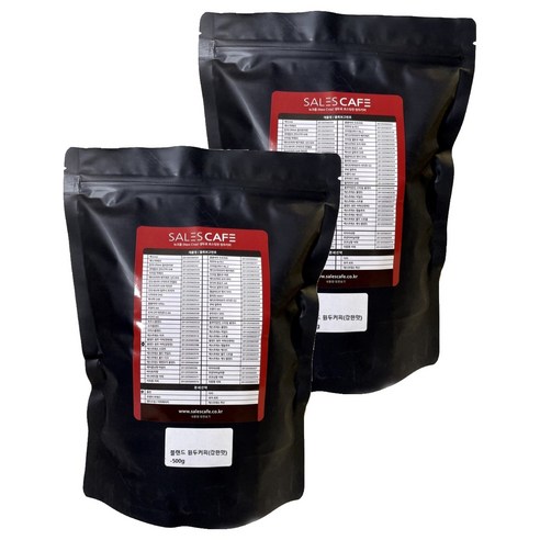 세일즈카페 블렌드 원두커피 강한맛, 더치, 500g, 2개
