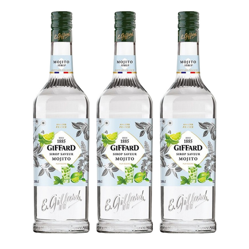 지파드 모히토맛 시럽, 1L, 3개
