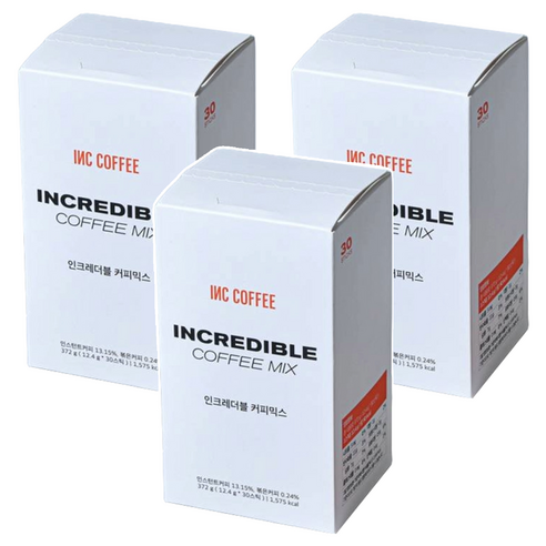 인크커피 인크레더블 커피믹스, 12.4g, 90개