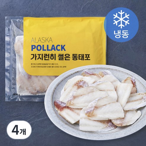 아임피쉬 가지런히 썰은 동태포 (냉동), 4개, 600g